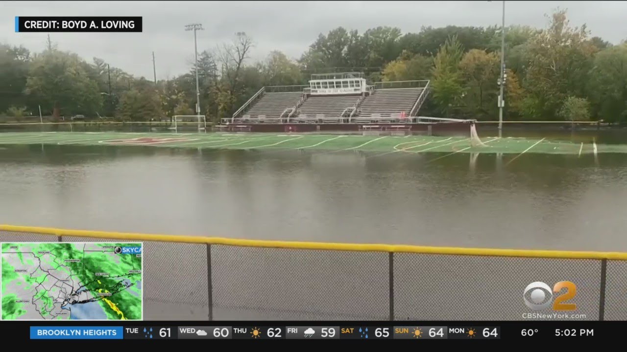 Parts Of New Jersey Inundated With Flooding After Heavy Rains - YouTube