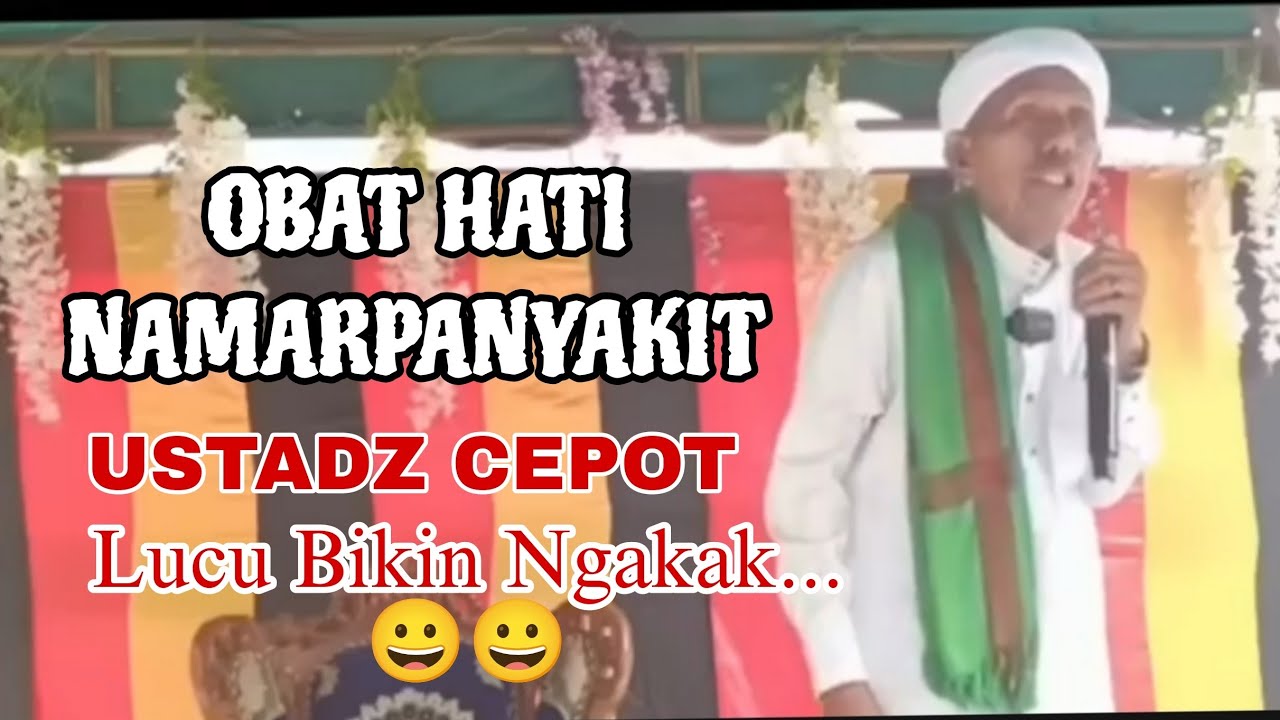 Ceramah Lucu...😀😀Bikin Ngakak.../Ubat Hati Yang Penyakit/ Ceramah Ustadz Ali Nasir Lubis/