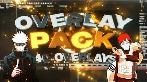 Overlay Pack For Anime Edits And AMVs Like XENOZ (Rare Overlays) Good for all editing apps