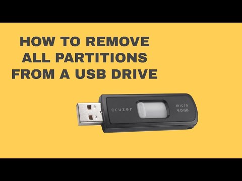 How To Remove / Delete All Partitions From a USB Drive In 3 Easy Steps