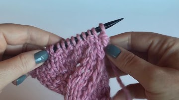 Knotted K2tog Bind Off