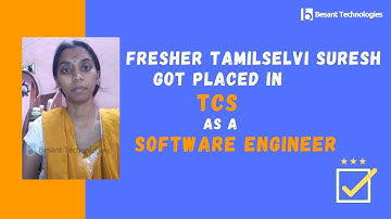 Besant Technologies  Reviews | Selvi Got Placed in TCS | Software Testing Course Bangalore with Jobs