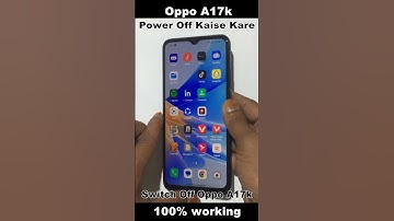 How to Oppo A17k Switch Off Problem | Oppo A17k Power Off Kaise Kare 100% Working