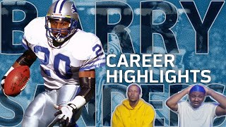 BARRY SANDERS WAS A BEAST!!!! (Career Highlights reaction)