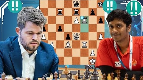 Traditional Chess Game : 82 | Magnus Carlsen vs Pranav V #chess #chesscom #magnuscarlsen