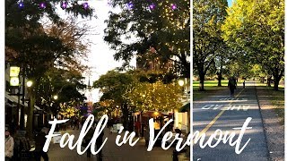 Fall in Burlington Vermont | Church Street &amp; Ben &amp; Jerry&#39;s Ice Cream Tour!