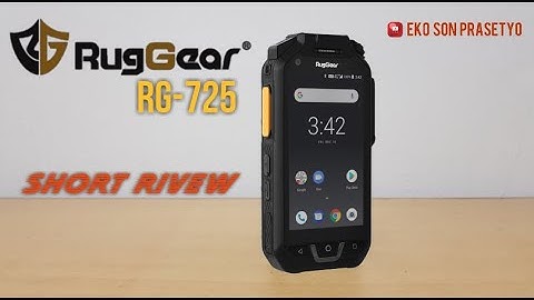 Phone RugGear RG725 short review / Handphone outdoor