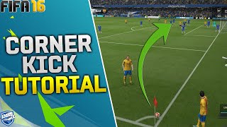 FIFA 16 CORNER KICK TUTORIAL / How to score from Corner Kicks / BEST WAY & TRICKS for FUT & H2H screenshot 1