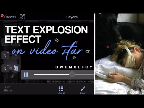 ae text explosion on video star