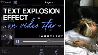 ae text explosion on video star