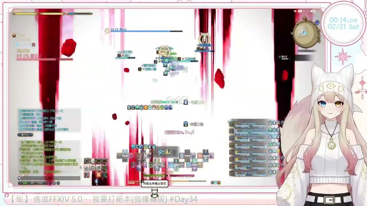 【FFXIV】四聖獸黃龍封印 極白虎｜初通關 占星(H)｜ 極白虎征魂戦 (Goku Byakko Seikonsen Extreme)  #ffxiv