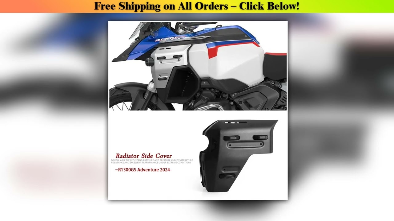 R1300GS ADV 2024 2025 Motorcycle Radiator Side Cover Panel Frame Guard Fairing Protector For BMW