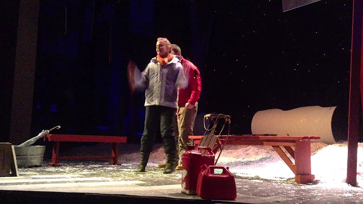 Almost Maine (Dave and Rhonda) acted by Mac Wallace and Melissa Tippin