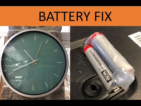 Clock Keeps Stopping - Battery Capacity Fix - YouTube