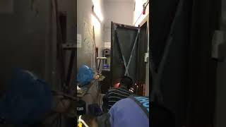 Монтаж двери для КХО 02 Монтаж двери для КХО 02