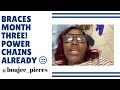 BRACES UPDATE|CLOSING MY GAP| BRACES MONTH 3