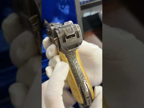 Gorgeous Engraved Krieghoff Luger Presented By Hermann Goering #shorts #ww2