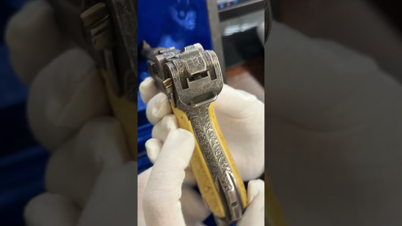 Gorgeous Engraved Krieghoff Luger Presented By Hermann Goering 