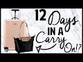 12 Days in Europe in a Carry-On?! // Packing Challenge!