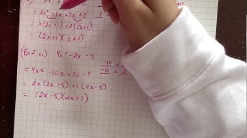 MPM2D Unit 4 Section 4.4 Factoring with Decomposition