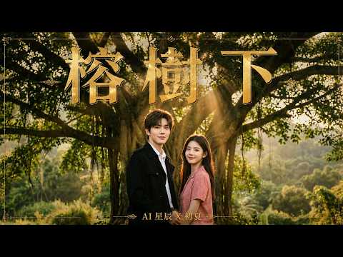 《榕樹下》男女深情對唱｜AI星辰 × 初夏｜一開口就把青春唱回來了 ❤️