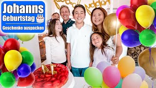 Johanns 14. Geburtstag 🎂 Emotionaler Tag! Geschenke auspacken & Kuchen backen! Mamiseelen