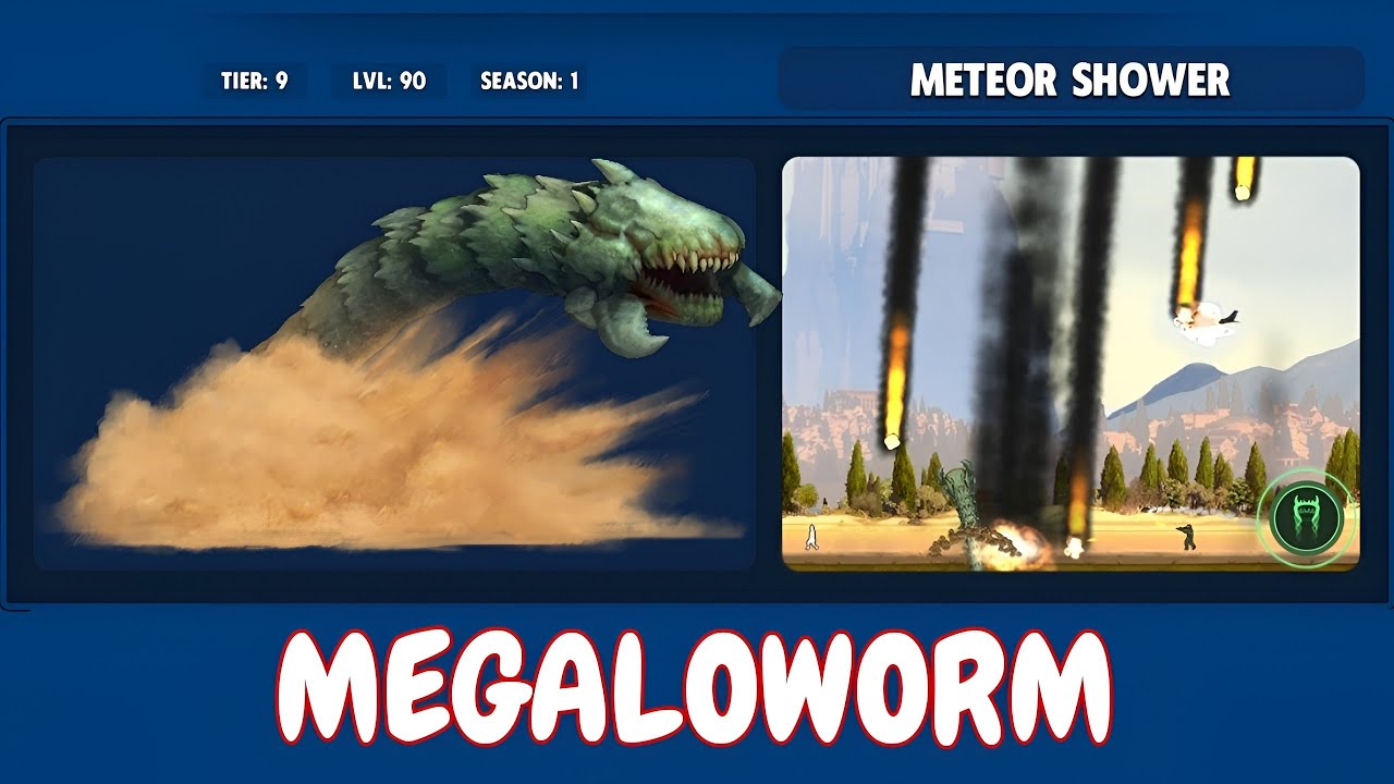 DeathWorm: MEGALWORM Level MAX Attack। 