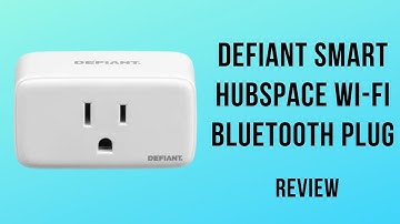 Defiant Smart Hubspace Wi-Fi Bluetooth Plug Review | Alexa and Google Voice Control