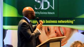 Romeo Effs at the Sterling Business Networking Event