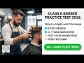 Class A Barber Practice Test 2026  Texas License Written Exam Study Review Pass Fast