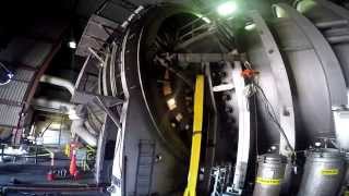Opening up the 3-Stage Compressor Clamshell at NASA Ames Unitary Wind Tunnel - 1080p HD