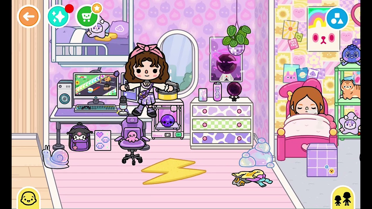 viral-one color challenge in toca boca world