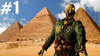 EGYPT ZOMBIES #1 "Call of Duty Zombies" Custom Zombies Easter Egg Gameplay