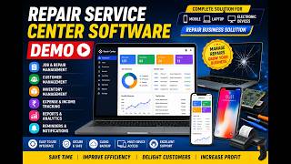 Repair Service Center Software Demo | Mobile, Laptop & Electronic Device Repair Business Solution