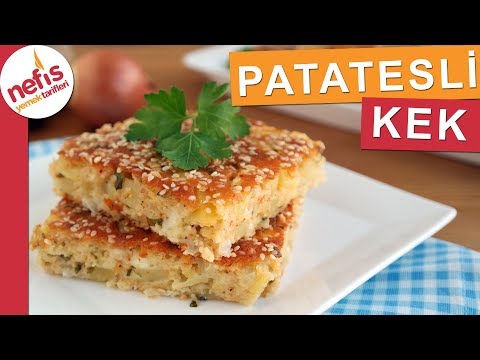 MUHTEŞEM LEZZET Patatesli Kek   Nefis Yemek Tarifleri