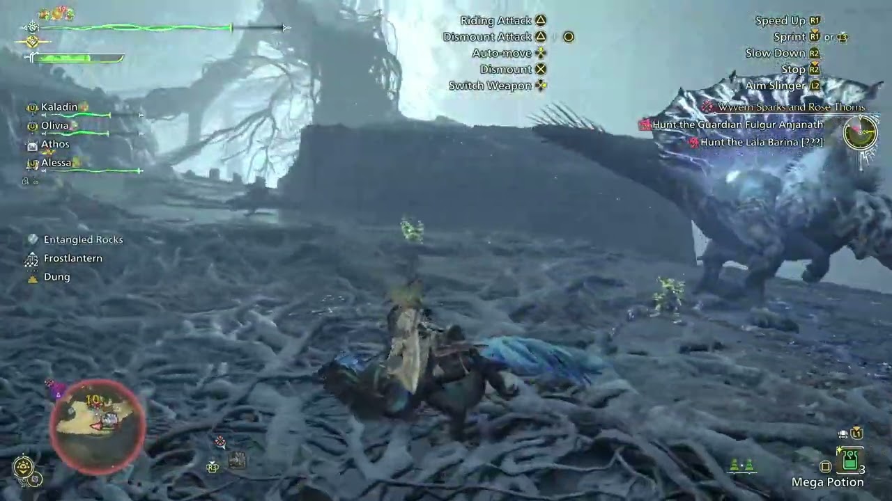 Monster Hunter wilds Guardian Fulgur Ajanath vs Xu Fu turf war