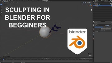 Sculpting In Blender 2.9 For Beginners - Tutorial Part1 Navigation and Brushes