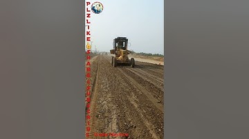 Amazing Machines👍Sub Base Top Surface dressing with small Grader Machine Operator