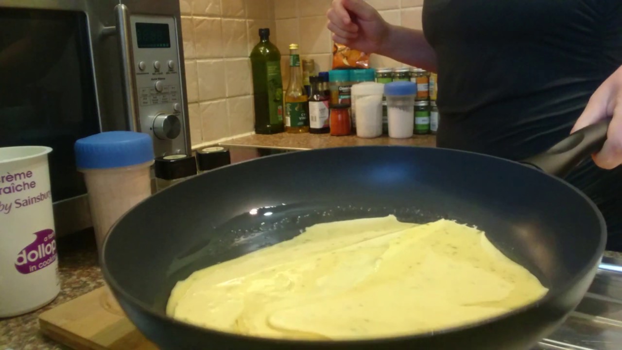 Omelette With Sour Cream Recipe YouTube