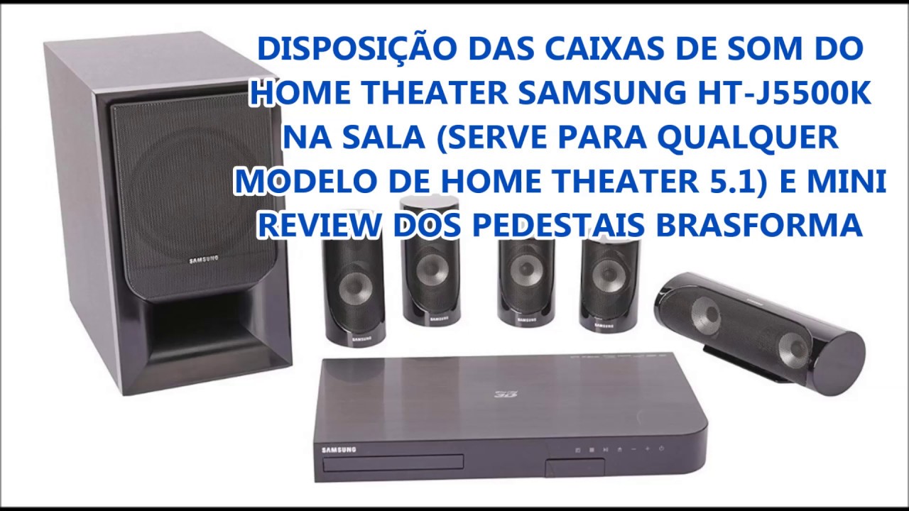 POSIÇÃO DAS CAIXAS DE SOM DO HOME THEATER E MINI REVIEW DOS PEDESTAIS