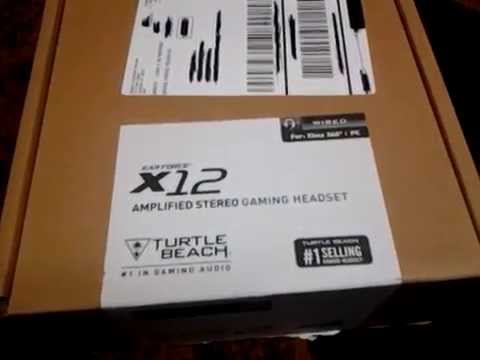 Gamingbro Jake unboxes turtle beach x12 gaming headset part 1 - YouTube Project GamingBros