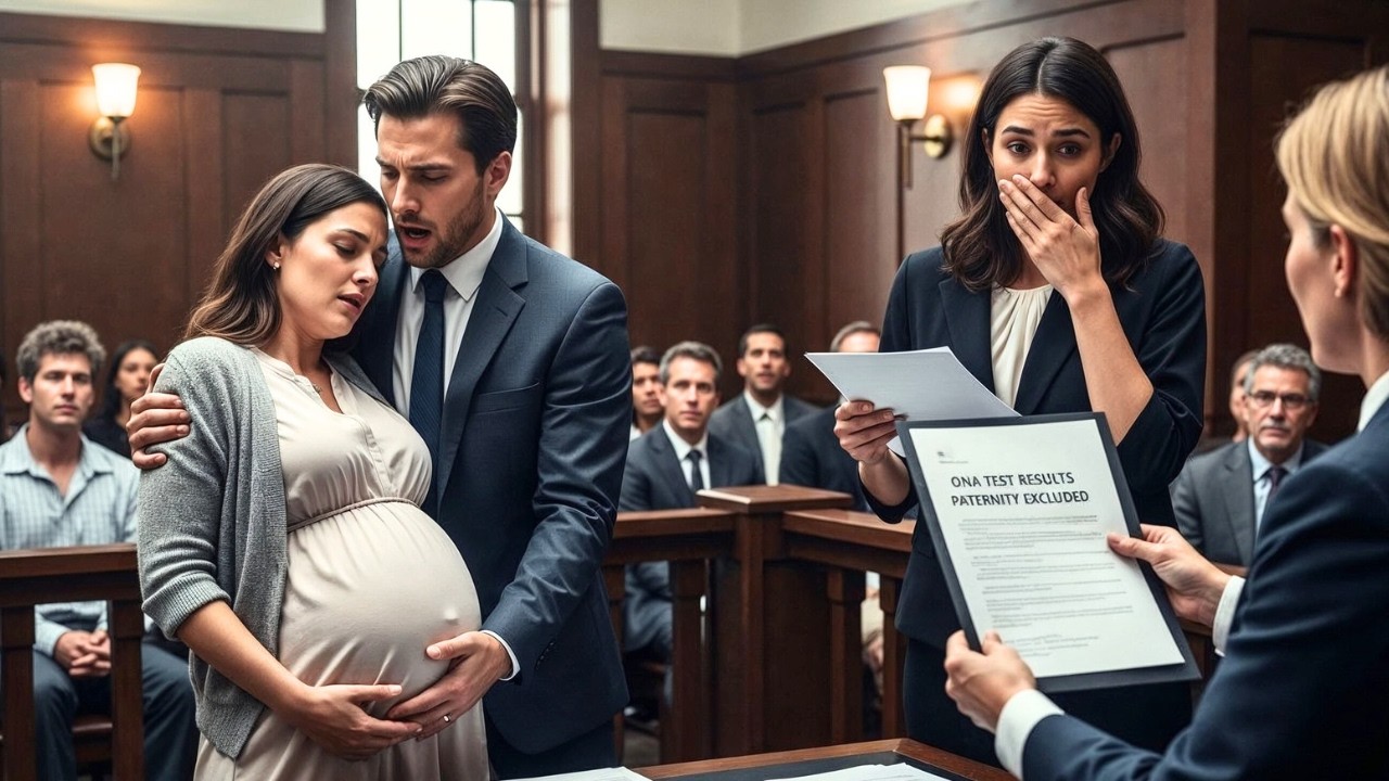 Pregnant Wife Passes Out at Trial — The DNA Test Turns the Mistress Pale |Heart's Voice Stories
