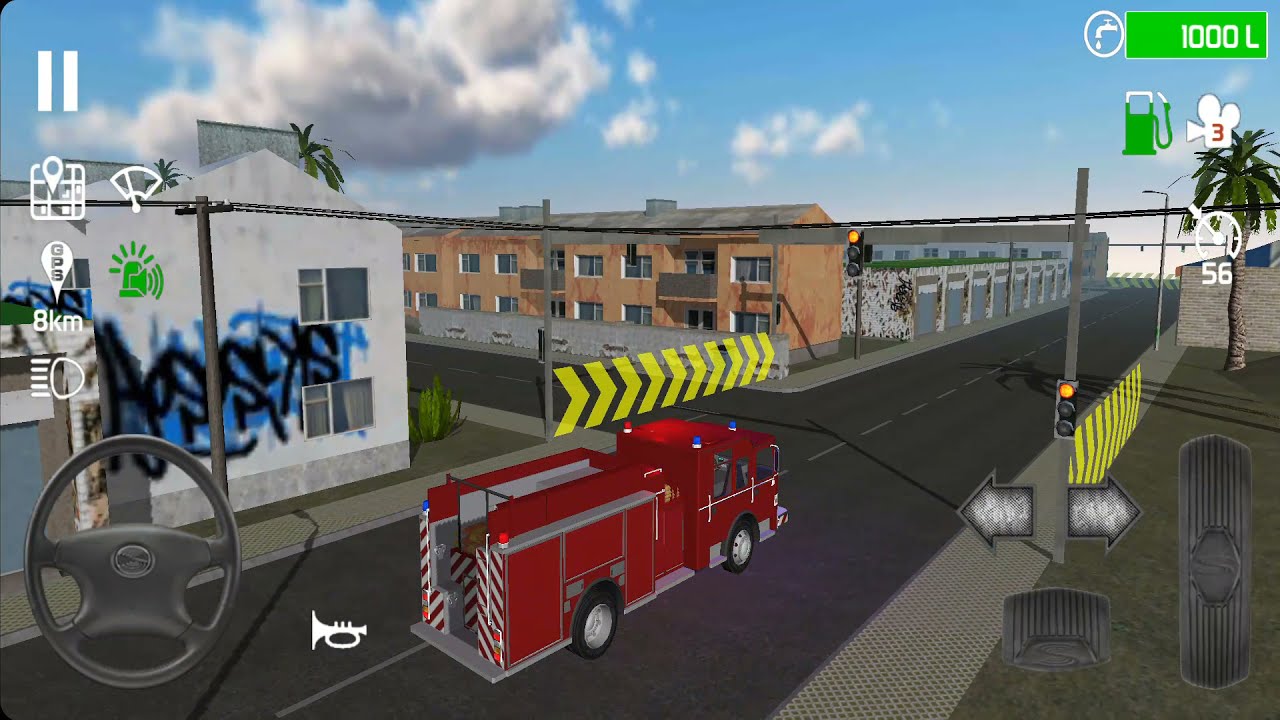 Car Simulator Fire Engine Simulator Driving Car Simulator Game