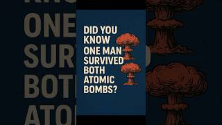 One Man Survived BOTH Atomic Bombs… 😳☢️