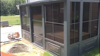 Penguin screened in porch solarium 10 x 12