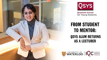 QSYS alum returns as a lecturer and embarks on her undergraduate journey at Waterloo