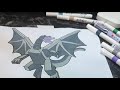 LETS DRAW MINECRAFT ENDER DRAGON! QUICK LIVE