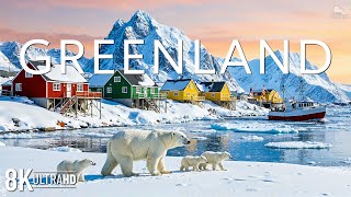 Winter Greenland 8K | Arctic Landscapes, Frozen Fjords & Silent Ice Worlds | Video 8K UHD