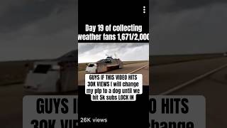 Sub bro 🥺 #stormchasing #extremeweather #tornado #intercept