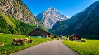 Swiss Village Drive | Soft Music & Dreamy Views, 4K screenshot 1